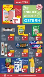 Gazetka promocyjna Aldi Nord - Von Montag - Gazetka - ważna od 30.03 do 30.03.2024 - strona 32 - produkty: aldi, alpro, angebot, angebote, aufstrich, Becher, braten, Bratheringe, braun, bresso, brot, brotaufstrich, brötchen, Croissant, croissants, direktsaft, drink, eis, flasche, fleisch, frischkäse, frucht, fruchtfleisch, gin, goldsaft, grafschafter, hering, Käse, kräuter, kräutern, leberwurst, mac, Mantel, mit frucht, natur, orange, orangen, orangensaft, reis, ring, saft, salami, schinken, Ti, wurst, zucker