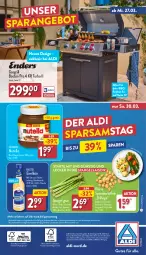 Gazetka promocyjna Aldi Nord - Von Montag - Gazetka - ważna od 30.03 do 30.03.2024 - strona 48 - produkty: aldi, auto, creme, eier, eierlikör, eis, elle, ferrero, flasche, gasgrill, gin, grill, kartoffel, kartoffeln, leine, LG, likör, magazin, nuss, nuss-nugat-creme, nutella, papier, Schal, Schale, spargel, spargel grün, telefon, teller, Ti, ZTE