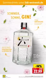 Gazetka promocyjna Lidl - Beste Weine für jeden Anlass - Gazetka - ważna od 31.05 do 31.05.2022 - strona 6 - produkty: Blüte, drink, drinks, gin, gutschein, ingwer, kirsch, ndk, tee, tonic, tonic water, wein