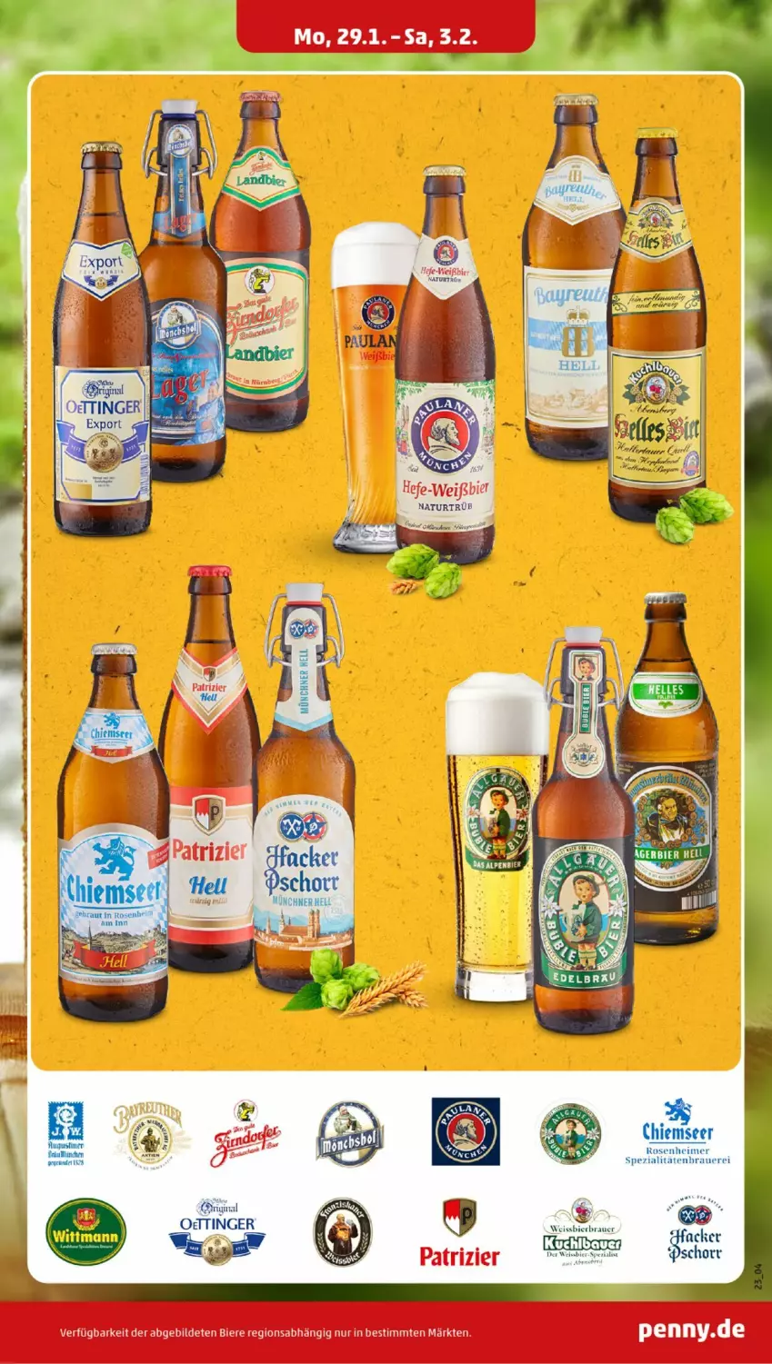 Aktueller Prospekt Penny - Prospekte - von 29.01 bis 03.02.2024 - strona 23 - produkty: auer, bier, eimer, eis, elle, Hefe, natur, rosen, Spezi, Ti, weissbier