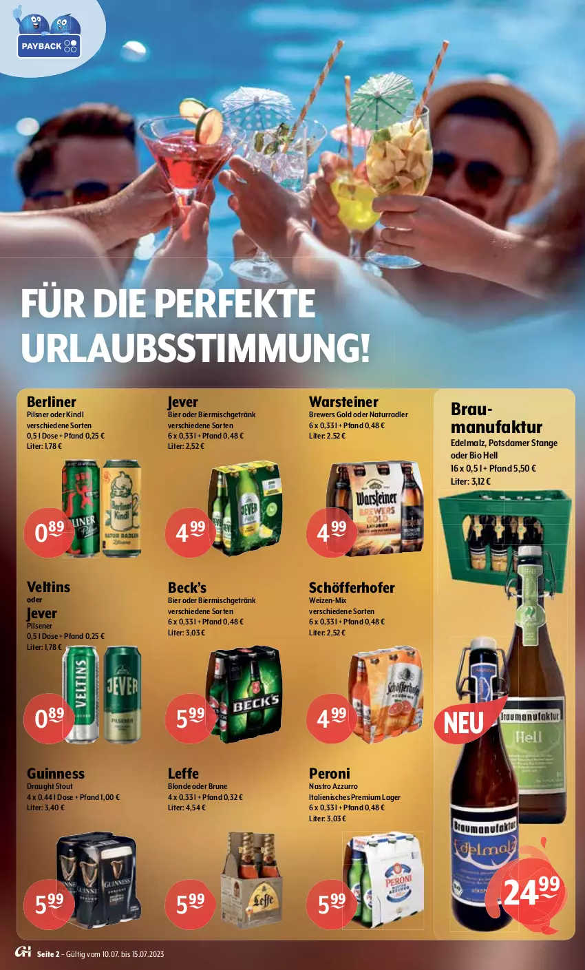 Aktueller Prospekt Getraenke Hoffmann - Prospekte - von 10.07 bis 15.07.2023 - strona 2 - produkty: apfel, apfelwein, berliner, bier, bio, bio limo, blueberry, Brock, burgunder, chardonnay, coca-cola, cola, cuvée, dell, durstlöscher, ecco, eis, Elephant Bay, elle, Faktu, frucht, fruchtsecco, getränk, gin, grauburgunder, Guinness, gurke, gurken, ice tea, jack daniel, Jack Daniel’s, jever, lavendel, limo, limonade, malz, mars, melone, monin, natur, Peroni, pfanne, Pfanner, pils, pilsener, pilsner, Proviant, radler, reis, rel, riesling, rotkäppchen, rotwein, rum, schöfferhofer, schorle, sirup, steiner, tennessee whiskey, Ti, veltins, vita, vitamalz, volvic, warsteiner, wasser, wassermelone, wein, whiskey