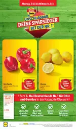 Gazetka promocyjna Lidl - Aktionsprospekt - Gazetka - ważna od 10.12 do 10.12.2022 - strona 14 - produkty: discount, eis, ente, ndk, obst, Obst und Gemüse, paprika, reis, Schal, Schale, Ti, und gemüse, zitrone, zitronen
