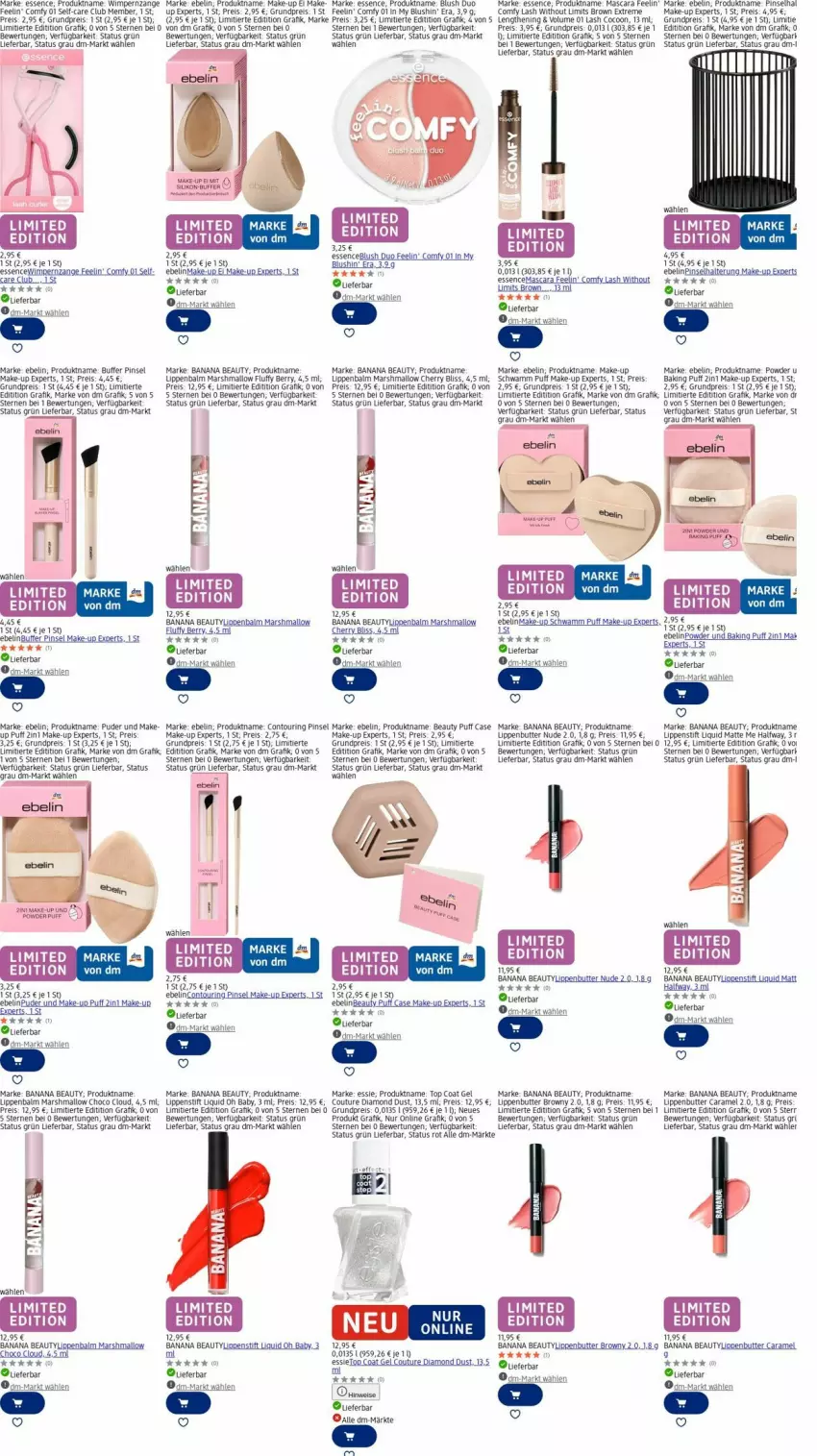 Aktueller Prospekt Dm Drogerie - Prospekte - von 22.12 bis 31.12.2025 - strona 11 - produkty: akku, butter, caramel, eis, Lippenstift, Make-up, mars, Mascara, Pinsel, reis, ring, schwamm, Ti