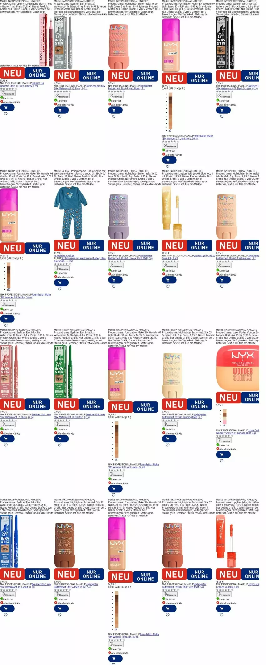 Aktueller Prospekt Dm Drogerie - Prospekte - von 22.12 bis 31.12.2025 - strona 2 - produkty: Anzug, butter, eis, Eyeliner, lack, Lipgloss, orange, reis, rel, Schlafanzug, Ti