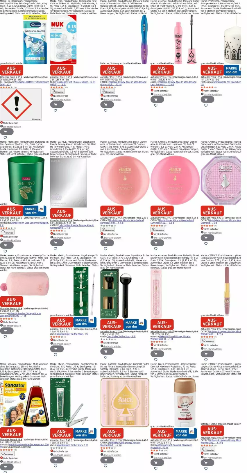 Aktueller Prospekt Dm Drogerie - Prospekte - von 22.12 bis 31.12.2025 - strona 22 - produkty: Alwa, Always, Antitranspirant, deo, Deostick, disney, Dr. Beckmann, Duftkerze, Effect, eier, eis, elle, kerze, Lipgloss, Make-up, Mascara, milch, nuk, Palette, Pinsel, Profissimo, reiniger, reis, Sanostol, sim, Tasche, Ti, uhr, vita, Vitamine, Yo, zucker