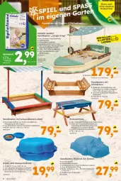 Gazetka promocyjna  - Gazetka - ważna od 30.03 do 30.03.2024 - strona 2 - produkty: abdeckplane, aust, Bank, Bau, decke, Deckel, Garten, Holz, HP, Kreide, lack, latte, ndk, planschbecken, Sandkasten, sitzbank, spielsand, spielzeug, Ti, tisch, tischplatte, Wanne, wasser