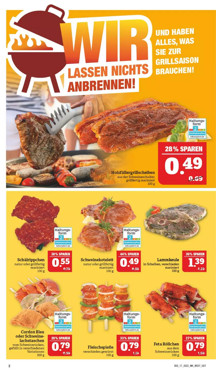 Aktueller Prospekt Marktkauf - Prospekt - von 24.04 bis 30.04.2022 - strona 34 - produkty: eis, fleisch, gewürz, grill, Holz, kotelett, lamm, lammkeule, natur, Ria, schwein, schweine, schweinekotelett, schweinerücken, Tasche, taschen, Ti, wein, weine