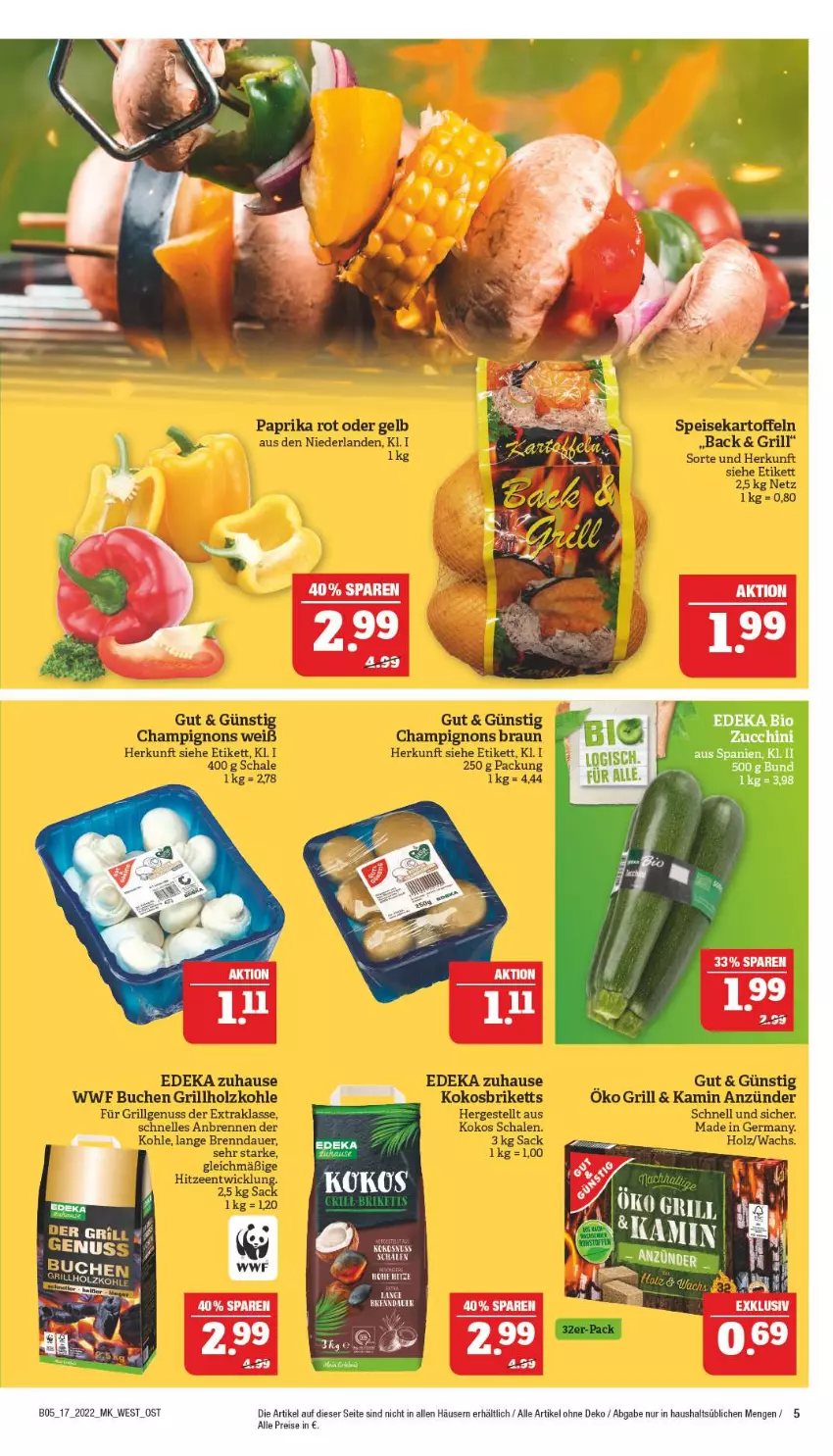 Aktueller Prospekt Marktkauf - Prospekt - von 24.04 bis 30.04.2022 - strona 37 - produkty: bio, deka, edeka bio, eis, lion, reis, Schal, Schale, Ti, zucchini