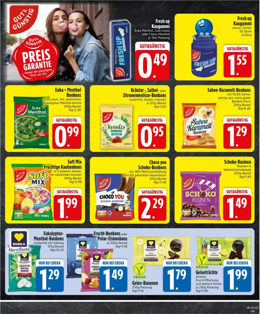 Aktueller Prospekt Edeka - Prospekte - von 14.09 bis 19.09.2026 - strona 27 - produkty: beutel, bonbons, eis, frucht, kaugummi, Ti, zucker
