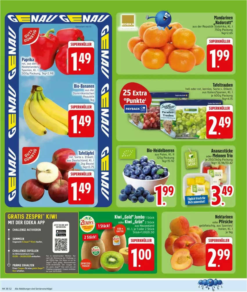 Aktueller Prospekt Edeka - Prospekte - von 14.09 bis 19.09.2026 - strona 4 - produkty: Elan