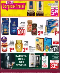 Gazetka promocyjna Edeka - Prospekte - Gazetka - ważna od 05.10 do 05.10.2024 - strona 13 - produkty: beutel, Blüte, bohne, bohnen, cerealien, dallmayr, dallmayr prodomo, eis, espresso, frucht, hafer, haferfleks, kaffee, kaffee ganze bohnen, kaffeemaschine, kissen, kölln, konfitüre, landliebe, langnese, löslicher kaffee, Meister, mövenpick, müsli, nescafe, prodomo, reis, ZTE