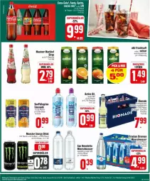 Gazetka promocyjna Edeka - Prospekte - Gazetka - ważna od 05.10 do 05.10.2024 - strona 21 - produkty: Alwa, bio, brunnen, drink, elle, energy drink, erfrischungsgetränk, flasche, franken brunnen, frucht, fruchtsaft, getränk, limo, limonade, Mautner, mineralwasser, monster, Monster Energy, saft, sanpellegrino, sirup, Ti, wasser