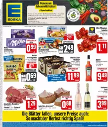 Gazetka promocyjna Edeka - Prospekte - Gazetka - ważna od 05.10 do 05.10.2024 - strona 3 - produkty: aperitif, aufschnitt, bier, braten, deka, eis, erde, fisch, fischstäbchen, flasche, franziskaner, freixenet, frucht, fruchtgummi, geback, goldbären, gulasch, haribo, jungbullen, lebensmittel, leberkäs, mac, nero, Ofen, pflaume, pflaumen, reis, rezept, rezepte, rouladen, schoko, schokolade, sekt, Ti, tomate, tomaten