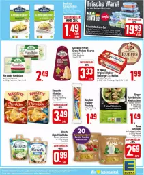 Gazetka promocyjna Edeka - Prospekte - Gazetka - ważna od 05.10 do 05.10.2024 - strona 7 - produkty: almette, alpenfrischkäse, Becher, burger, frischkäse, gin, grana, grana padano, Käse, LG, Limburger, maultaschen, Mett, ndk, padano, pizza, Pizzateig, Rana, riserva, Rubius, Tasche, taschen, tee, torte, tortelloni