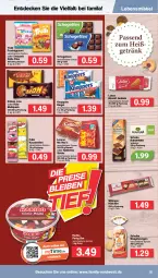 Gazetka promocyjna Famila - Prospekte - Gazetka - ważna od 02.07 do 02.07.2022 - strona 15 - produkty: aust, beutel, biscoff, butter, butterkeks, decke, frucht, fruchtgummi, getränk, haribo, Kaustreifen, keks, kitkat, knoppers, lebensmittel, lion, lorenz, milch, pilze, reifen, riegel, saltletts, schogetten, schoko, Ti, trolli, trolli fruchtgummi, vollmilch