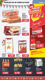 Gazetka promocyjna Famila - Prospekte - Gazetka - ważna od 02.07 do 02.07.2022 - strona 17 - produkty: Alwa, aperol, beutel, cantuccini, cin, decke, discount, elle, flasche, mandel, mandeln, mineralwasser, pasta, Peroni, pizza, prosciutto, prosciutto cotto, san pellegrino, tuc, wasser