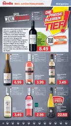 Gazetka promocyjna Famila - Prospekte - Gazetka - ważna od 02.07 do 02.07.2022 - strona 20 - produkty: asti, bio, burgunder, cuvée, eis, fisch, flasche, Geflügel, grauburgunder, grill, Käse, Michel Schneider, Mythos, nuss, pasta, primitivo, reis, rind, rouge, salat, schwein, silvaner, tempranillo, Ti, Vegeta, wein, weine, Weißburgunder, WICK, Wild