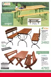 Gazetka promocyjna Selgros - Outdoor-Katalog - Gazetka - ważna od 30.04 do 30.04.2025 - strona 14 - produkty: Bank, eis, garnitur, Holz, lack, LG, natur, natura, reis, Ria, ring, Ti, tisch