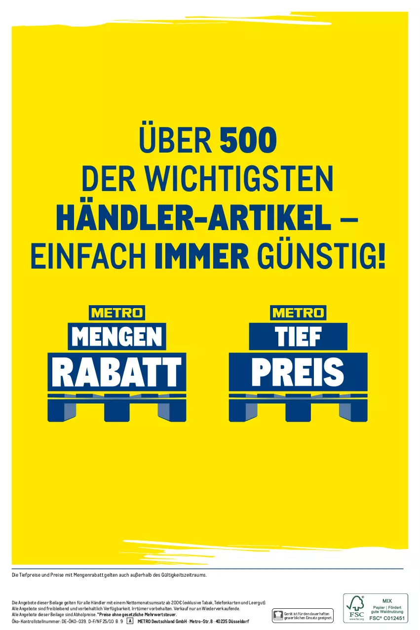 Aktueller Prospekt Metro - Monats-Mix - von 01.10 bis 31.10.2025 - strona 20 - produkty: abholpreise, angebot, angebote, auer, eis, ilag, Metro, reis, rwe, telefon, Ti, tiefpreis