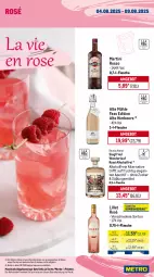 Gazetka promocyjna Metro - Wochen-Angebote Gastro - Gazetka - ważna od 09.08 do 09.08.2025 - strona 15 - produkty: alkohol, angebot, aperitif, beere, bier, ecco, eis, elle, erdinger, flasche, frucht, getränk, getränke, himbeer, himbeere, lillet, martini, Metro, metro gastro, Palette, prosecco, puma, reis, spumante, Three Sixty, Ti, tiefpreis, valdo, zitrone, zitronen, zucker