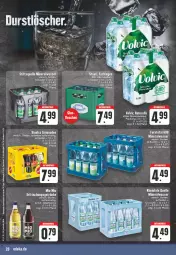 Gazetka promocyjna E Center - Angebote der Woche - Gazetka - ważna od 12.08 do 12.08.2023 - strona 20 - produkty: Alwa, Berger, eier, eis, elle, erfrischungsgetränk, erfrischungsgetränke, Forstetal, getränk, getränke, limo, limonade, limonaden, mineralwasser, Mio Mio, natur, radeberger, reis, rel, rheinfels quelle, sinalco, Ti, volvic, wasser