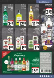 Gazetka promocyjna E Center - Angebote der Woche - Gazetka - ważna od 12.08 do 12.08.2023 - strona 23 - produkty: aktionspreis, alkohol, angebot, Currant, drink, dry gin, eis, flasche, getränk, getränke, gin, jim beam, lack, LG, limo, london dry, london dry gin, Mixgetränk, nordbrand, pfeffer, reis, spirituosen, Tanqueray, tee, Ti, wein