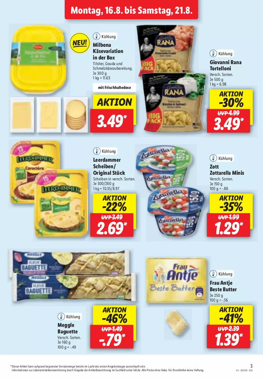 Aktueller Prospekt Lidl - Aktionsprospekt - von 16.08 bis 21.08.2021 - strona 3