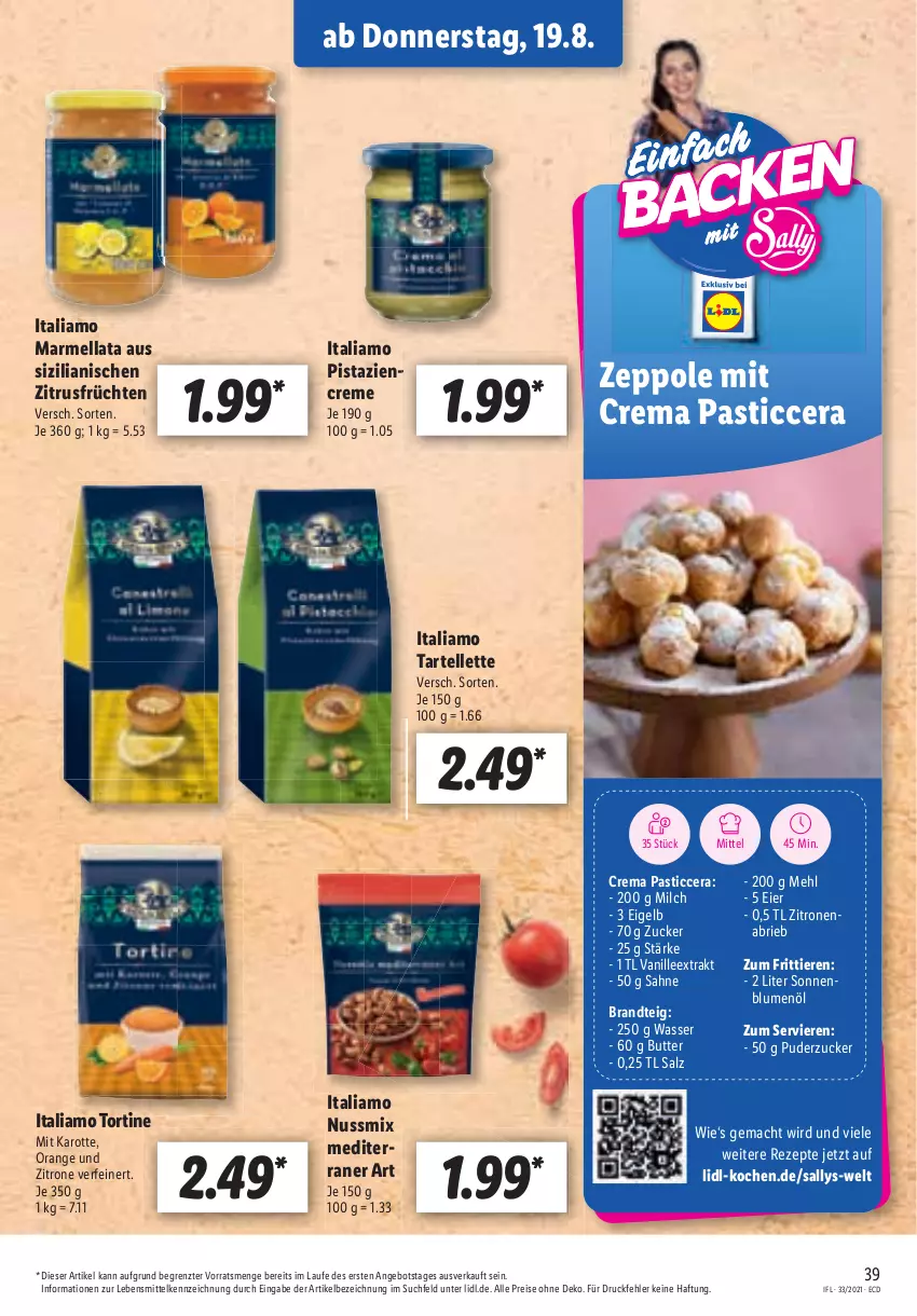 Aktueller Prospekt Lidl - Aktionsprospekt - von 16.08 bis 21.08.2021 - strona 39