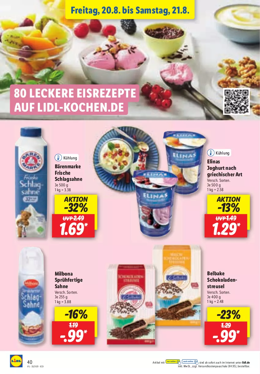 Aktueller Prospekt Lidl - Aktionsprospekt - von 16.08 bis 21.08.2021 - strona 40