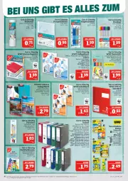 Gazetka promocyjna Marktkauf - Prospekt - Gazetka - ważna od 21.06 do 21.06.2025 - strona 36 - produkty: Brei, collegeblock, deckfarbkasten, deka, din a4, eis, Fineliner, kleber, kraft, Kugel, kugelschreiber, Leuchte, leuchten, ordner, Pinsel, Pinselset, prospekthüllen, Ria, ring, Schulblock, Ti, wasser