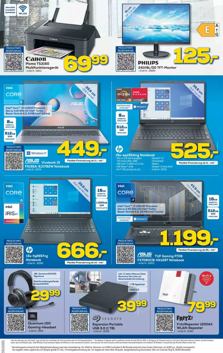 Aktueller Prospekt Euronics - Prospekte - von 01.06 bis 08.06.2022 - strona 5 - produkty: angebot, Bad, Bank, deo, eis, fritz, gaming-headset, hardware, harman, Headset, Intel, korn, monitor, Philips, radeon, reifen, reis, ring, ryzen, Ti, usb