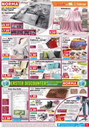 Gazetka promocyjna Norma - Norma - Gazetka - ważna od 07.02 do 07.02.2022 - strona 13 - produkty: akku, armlehnen, auer, aufbewahrungsbox, Bebe, Behälter, beleuchtung, blume, blumen, bodenstaubsauger, bürste, bürsten, decke, Deckel, dell, Draht, eis, Elan, elle, gin, hocker, Holz, Kette, kissen, kokos, kraft, lamm, Läufer, led-beleuchtung, leine, mit led-beleuchtung, Mode, natur, ndk, perlen, reis, rwe, Schaffell, Schal, Schale, Schuhstapler, sessel, sitzkissen, Spiele, staubsauger, Tasche, taschen, teppich, Ti, topper, wandhalterung, wolle, Yo