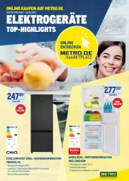 Gazetka promocyjna Metro - ONLINE-MARKTPLATZ - Gazetka - ważna od 16.03 do 16.03.2022 - strona 1 - produkty: amica, decke, Elektro, elektrogeräte, gefrierkombination, Metro, Ti, türanschlag wechselbar