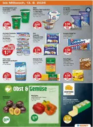 Gazetka promocyjna Vmarkt - Prospekte - Gazetka - ważna od 13.08 do 13.08.2025 - strona 19 - produkty: arla, arla buko, Becher, Buko, burger, butter, buttermilch, corny, eis, erde, frischkäse, Käse, käsetheke, Kefir, knoppers, landkäse, mehl, milch, milchreis, mozzarella, Müller, ndk, paprika, pasta, reis, rel, riegel, schnittkäse, tee, Ti, type 405, wasser, weizenmehl, zott, zottarella