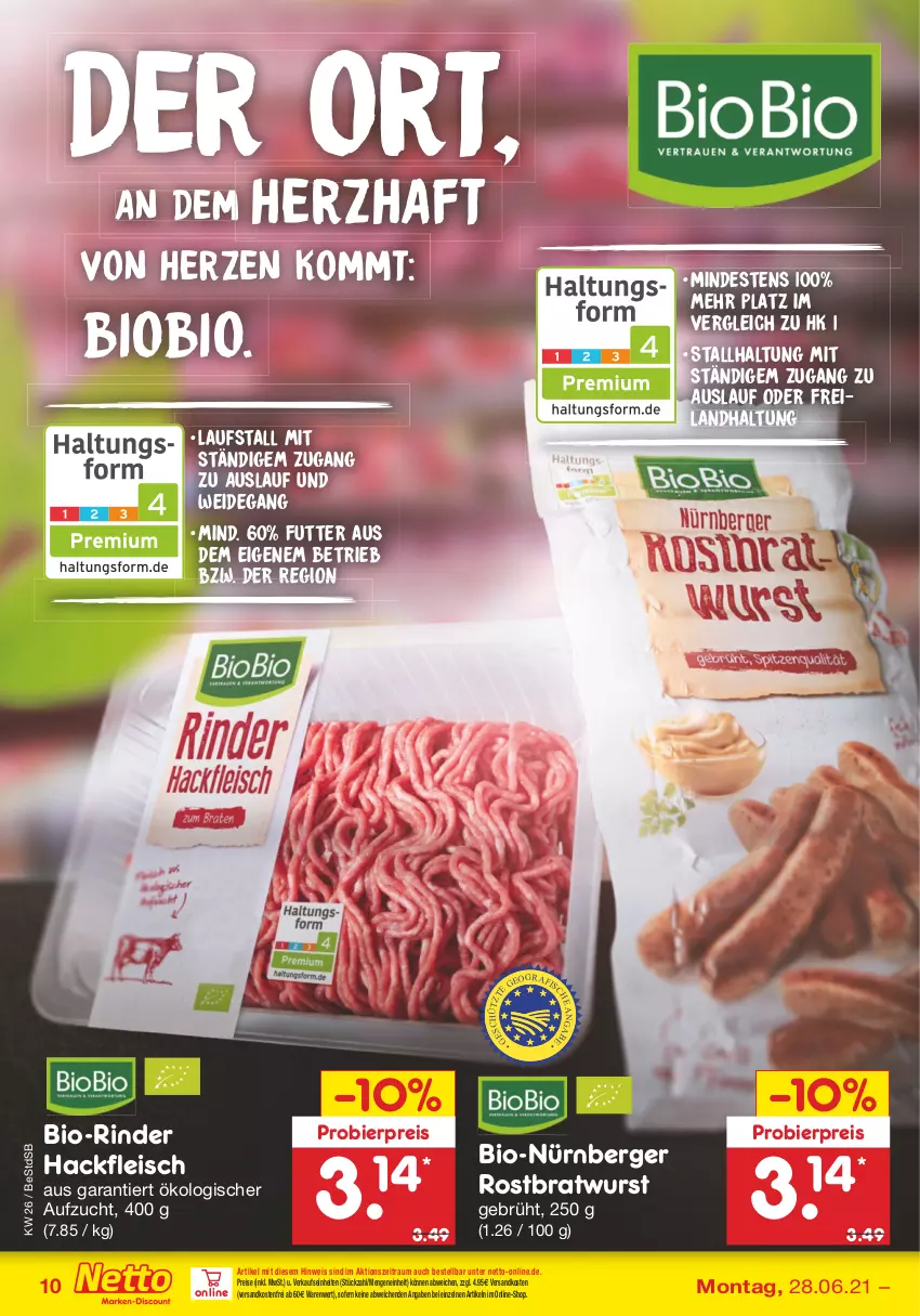 Aktueller Prospekt Netto Marken-Discount - Filial Angebote - von 28.06 bis 03.07.2021 - strona 12