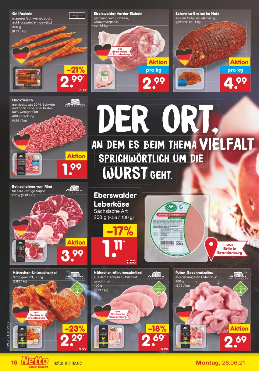 Aktueller Prospekt Netto Marken-Discount - Filial Angebote - von 28.06 bis 03.07.2021 - strona 18