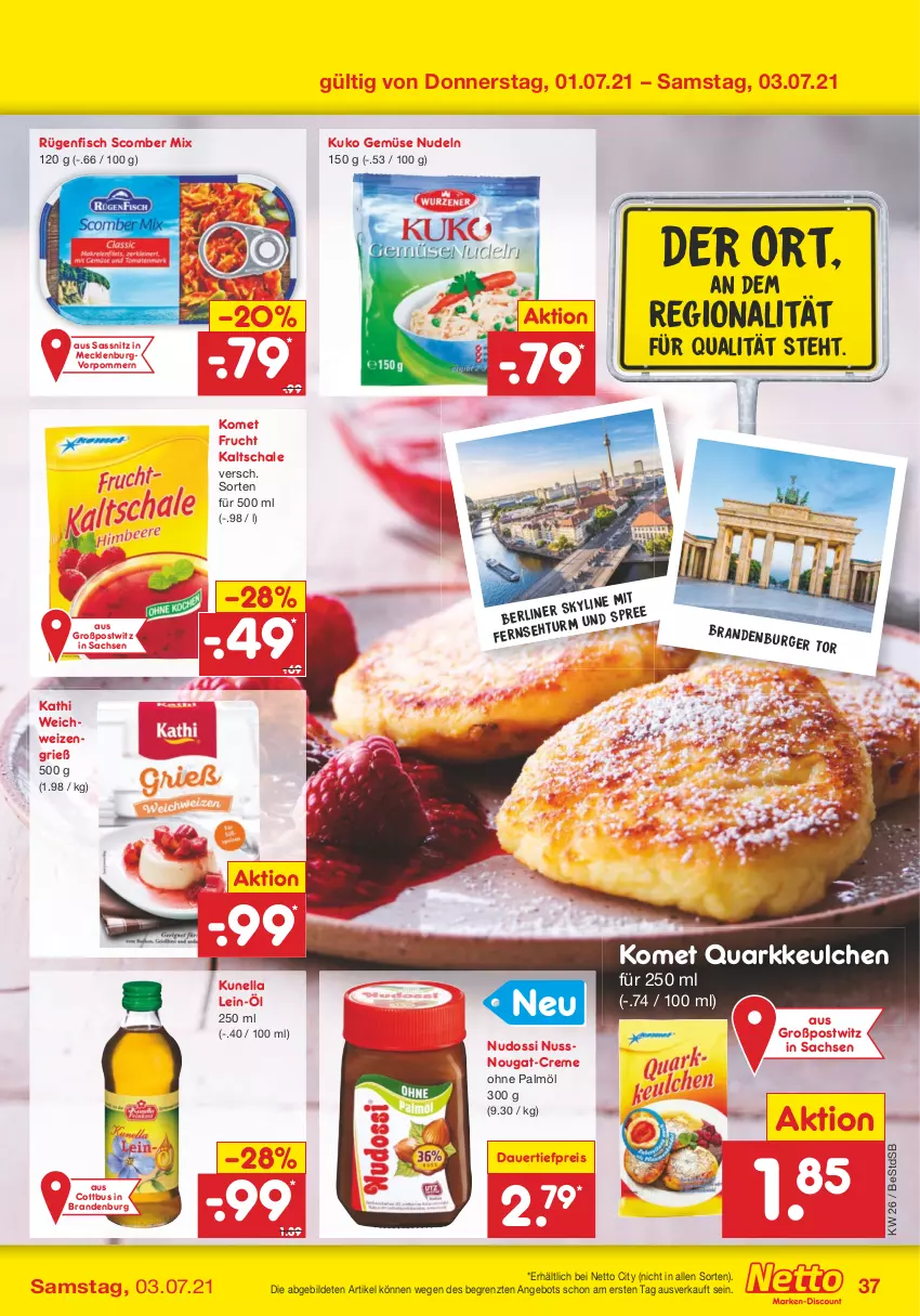 Aktueller Prospekt Netto Marken-Discount - Filial Angebote - von 28.06 bis 03.07.2021 - strona 39