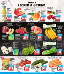 Gazetka promocyjna Hit - Wochenprospekt - Gazetka - ważna od 13.07 do 13.07.2024 - strona 2 - produkty: aprikose, aprikosen, auer, banane, bananen, Bau, beere, beeren, Berger, bio, bio hit, braten, bunte salate, champignon, champignons, discount, eis, elle, ente, erdbeere, erdbeeren, flasche, fleisch, frucht, fruchtfleisch, gin, himbeer, himbeere, himbeeren, Innocent, joghur, joghurt, kirsch, kirsche, kirschen, mac, möhren, Nektar, nektarinen, nuss, obst, pfirsich, pfirsiche, plattpfirsiche, quark, Rauch, reis, Ria, saft, salat, salate, Schal, Schale, seeberger, shake, stauden, strauchtomaten, Ti, tisch, tomate, tomaten, ZTE, zucchini, zucker