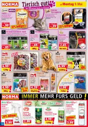 Gazetka promocyjna Norma - Norma - Gazetka - ważna od 16.05 do 16.05.2022 - strona 10 - produkty: ball, beutel, bio, biozidprodukte, Calcium, dreamies, eimer, eis, ente, fisch, fische, flasche, fleisch, Geflügel, gelee, Insektizid, Käse, lachs, Nassnahrung, portionsbeutel, pute, Ragout, Rauch, reifen, rind, rinder, rwe, sauce, Schal, Schale, sekt, snack, snacks, Ti, truthahn, whiskas