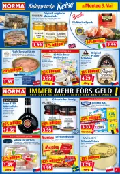 Gazetka promocyjna Norma - Norma - Gazetka - ważna od 16.05 do 16.05.2022 - strona 7 - produkty: actimel, apfel, Becher, beere, creme, daim, eis, erdbeere, fisch, fische, Fischer, flasche, fleisch, fleischsalat, gin, grana, granatapfel, honig, in olivenöl, kräuter, kräuterlikör, kühlregal, likör, malz, marmelade, meerrettich, milch, Muscheln, nuss, olive, oliven, olivenöl, orange, Rana, regal, Rettich, ring, salat, Sardinen, schinken, Schmalz, schoko, schokolade, schwein, schweine, schweinefleisch, senf, Speck, Spezi, Sprotten, südtiroler, tafelschokolade, thunfisch, Ti, vollmilch, wein, weine, Weißwurst, wurst