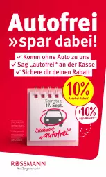 Gazetka promocyjna Rossmann - Prospekte - Gazetka - ważna od 09.09 do 09.09.2022 - strona 1 - produkty: auto, Bau, coupon, coupons, gutschein, gutscheine