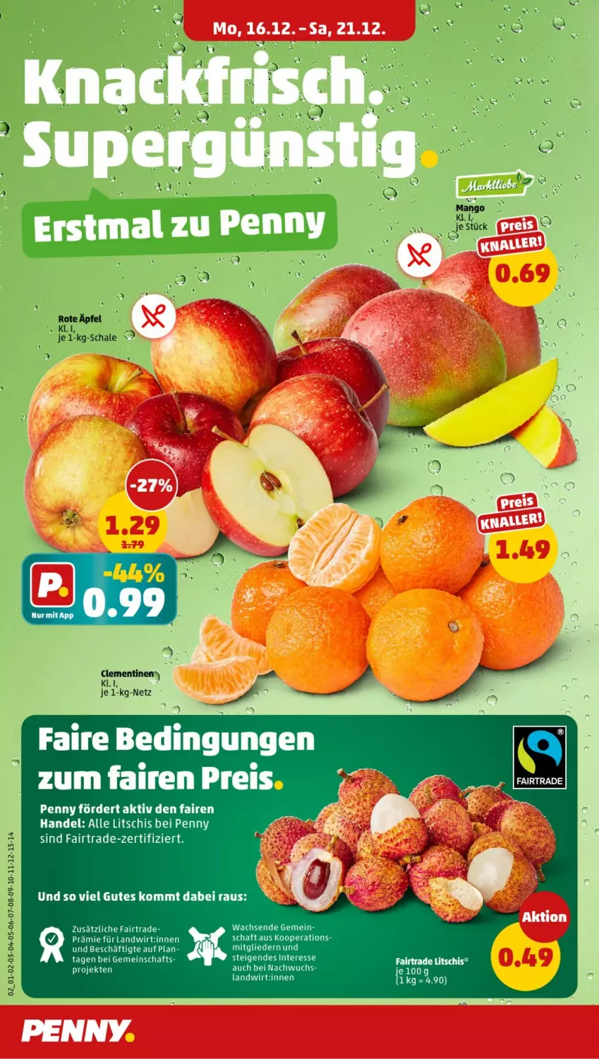 Aktueller Prospekt Penny - Prospekte - von 16.12 bis 21.12.2024 - strona 2 - produkty: eis, elle, reis, Ti