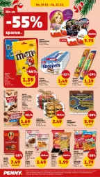 Gazetka promocyjna Penny - Prospekte - Gazetka - ważna od 21.12 do 21.12.2024 - strona 40 - produkty: chips, choclait chips, choco crossies, cola, creme, crossies, crunchips, Dr. Oetker, erdnuss, käfer, Kinder, knoppers, lorenz, mam, mousse, Mousse au Chocolat, nuss, schoko, schokolade, storck