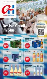 Gazetka promocyjna Getraenke Hoffmann - Prospekte - Gazetka - ważna od 14.09 do 14.09.2024 - strona 1 - produkty: adelholzener, almdudler, Alwa, bier, eier, gin, haselnuss, Holz, LG, mineralwasser, natürliches mineralwasser, nuss, Ti, wasser, zucker