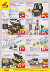 Gazetka promocyjna Netto Marken-Discount - Filial-Angebote - Gazetka - ważna od 29.01 do 29.01.2022 - strona 28 - produkty: batterie, batterien, Becher, decke, Deckel, edelstahl, eis, elle, frischhaltedosen, fritteuse, grill, Heißluftfritteuse, kontaktgrill, kopfhörer, leine, LG, mac, messer, mikrowelle, Mixer, ndk, Ofen, Palette, Radio, reis, Ria, schutzhülle, spülmaschinen, Tasche, taschen, Ti, timer, usb, versandkostenfrei