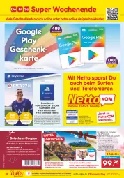 Gazetka promocyjna Netto Marken-Discount - Filial-Angebote - Gazetka - ważna od 29.01 do 29.01.2022 - strona 36 - produkty: coupon, eis, google play, gutschein, gutscheine, kissen, LG, ndk, reis, Ti, versandkostenfrei