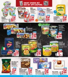 Gazetka promocyjna Hit - Wochenprospekt - Gazetka - ważna od 15.02 do 15.02.2025 - strona 16 - produkty: almighur, almighurt, barilla, Becher, beutel, bonduelle, bonduelle goldmais, chio chips, chips, chipsfrisch, corny, coupon, coupons, ehrmann, ehrmann almighurt, eintopf, eis, elle, erasco, feta, fisch, fischstäbchen, flasche, funny-frisch, Goldmais, goldmais oder, hafer, iglo, italienische pasta, Käse, kraft, leerdammer, mais, merci, milch, milka, Müller, müllermilch, pasta, patros, reis, riegel, sandwich, schnittkäse, tender, Ti, topf, ZTE