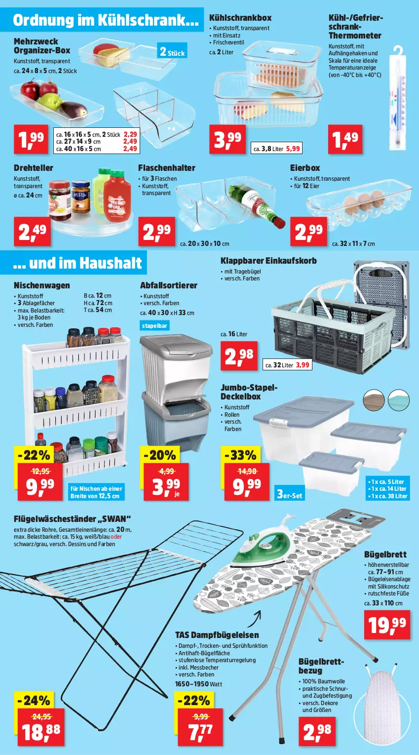 Aktueller Prospekt Thomas Philipps - von 20.01 bis 25.01.2025 - strona 5 - produkty: Bau, baumwolle, Becher, Brei, bügel, Bügeleisen, dampfbügeleisen, decke, Deckel, eier, einkaufskorb, eis, elle, flasche, gefrierschrank, jumbo, korb, kühlschrank, leine, Messbecher, Schrank, teller, thermometer, Ti, Tiere, tisch, weck, wolle