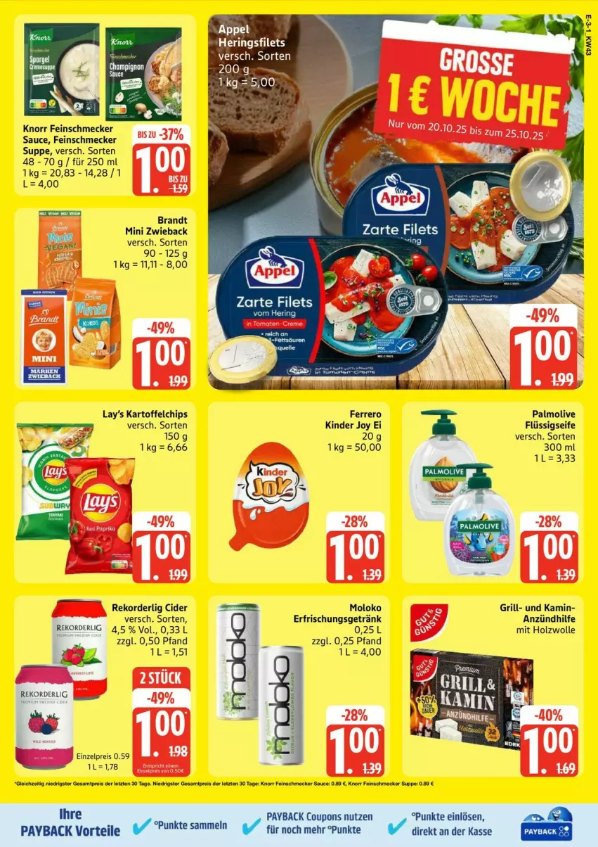Aktueller Prospekt Edeka - Prospekte - von 20.10 bis 25.10.2025 - strona 3