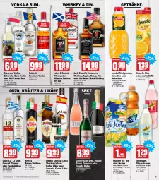 Gazetka promocyjna Hit - Prospekte - Gazetka - ważna od 05.02 do 05.02.2022 - strona 19 - produkty: amaro, amarula, amecke, Apple, averna, coconut, doppio passo, dry gin, ecco, eis, elle, flasche, geldermann, getränk, getränke, gin, granini, ice tea, jack daniel, jim beam, kräuter, lack, likör, london dry, london dry gin, Malibu, Nestea, nuss, ouzo, ouzo 12, passo, pfanne, Pfanner, premium vodka, prosecco, reis, rum, säfte, schweppes, scotch, scotch whisky, sekt, teller, tennessee whiskey, Ti, vodka, whiskey, whisky